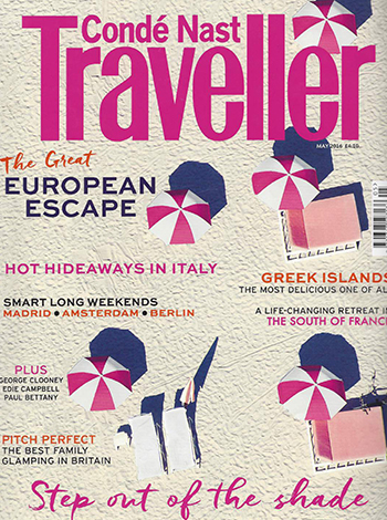 CondeNast Traveller May 2016 St Helier Cottage cover