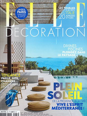 Elle Decor France July August 2019 Icaria Cover 1