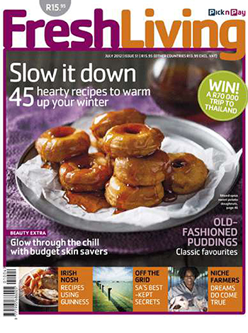 Fresh Living July 2012 Churchhaven Cover