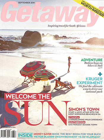 Getaway September 2014 Simons Town Baxter House Cover