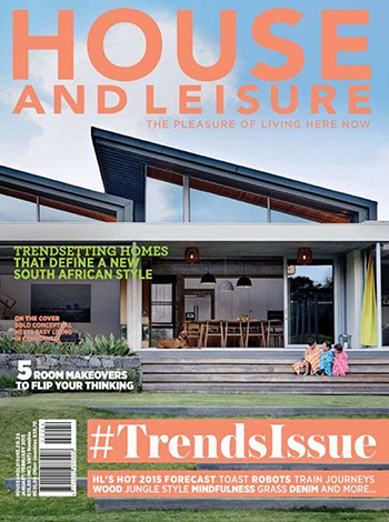 House and Garden February 2015 Susman House Cover