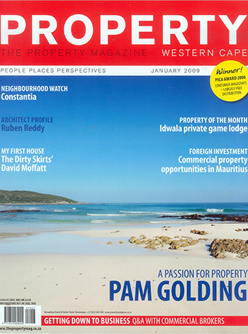 Property Magazine SA January 2009 Waterfall Lodge Cover