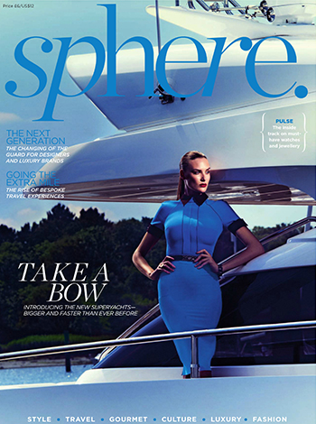 Sphere Magazine Autumn 2012 Villa Antoni Cover