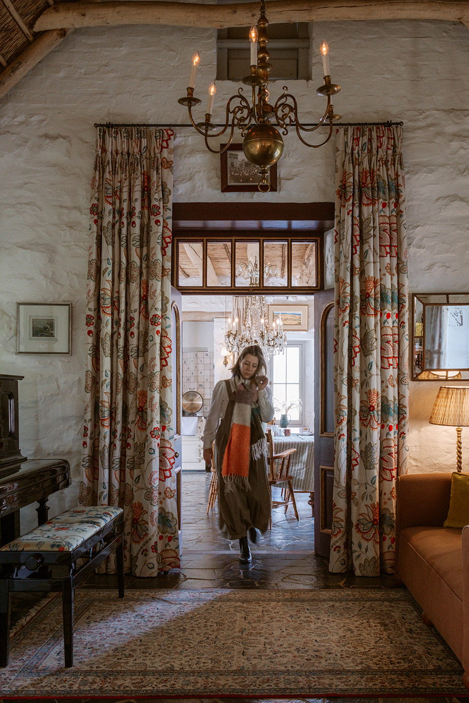 Living room at De Kruis. Perfect Hideaways, De Kruis, Tankwa Karoo, Northern Cape, South Africa. Photo: Obsessively Creative Directed